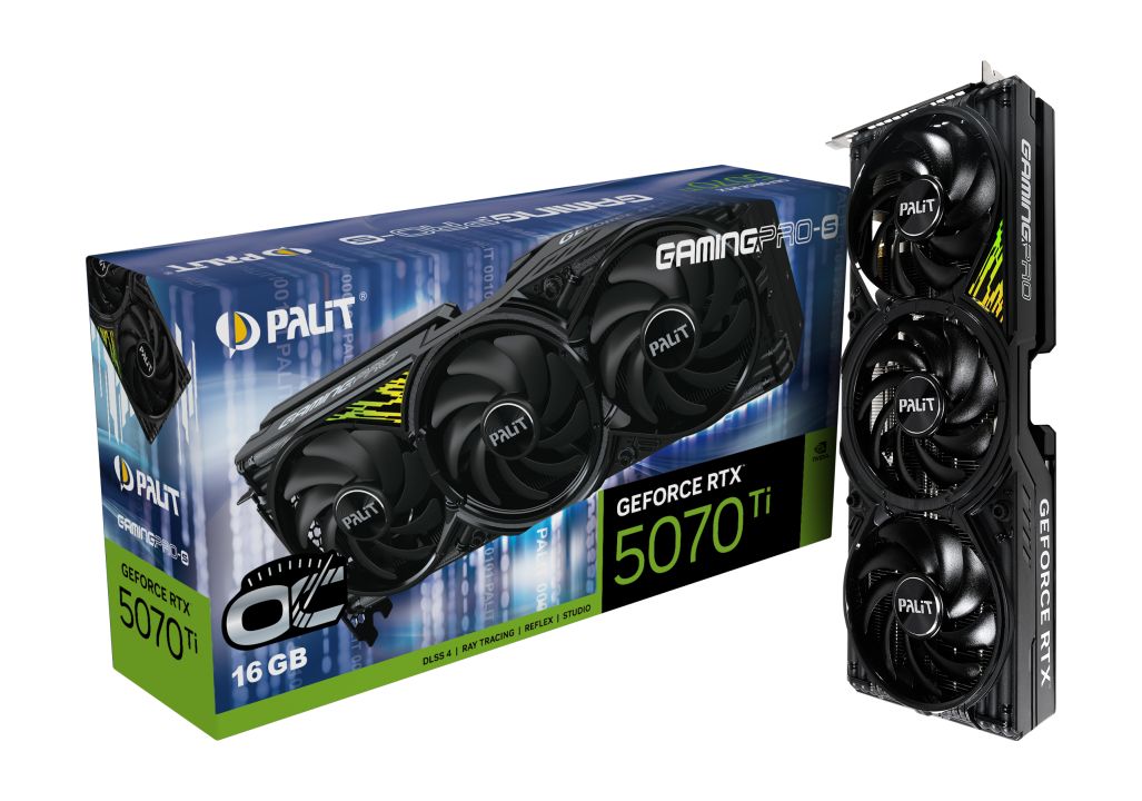 Видеокарта Palit GeForce RTX 5070 Ti, 16 ГБ PCI Express 5.0