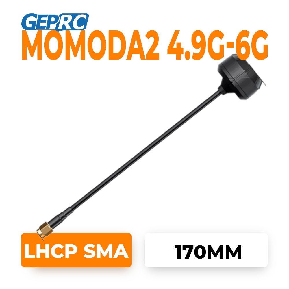 GEPRC Momoda2 5.8GHz LHCP SMA 170mm FPV antenna GEPRC Momoda2 5.8GHz LHCP SMA 170mm FPV antenna