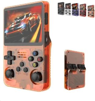 R36SПортативнаяигроваяконсольс3,5-дюймовымIPS-экраном,64ГБ,классическаяретро-игроваяконсольнаArkos-системе,портативныйкарманныйвидеоплеер