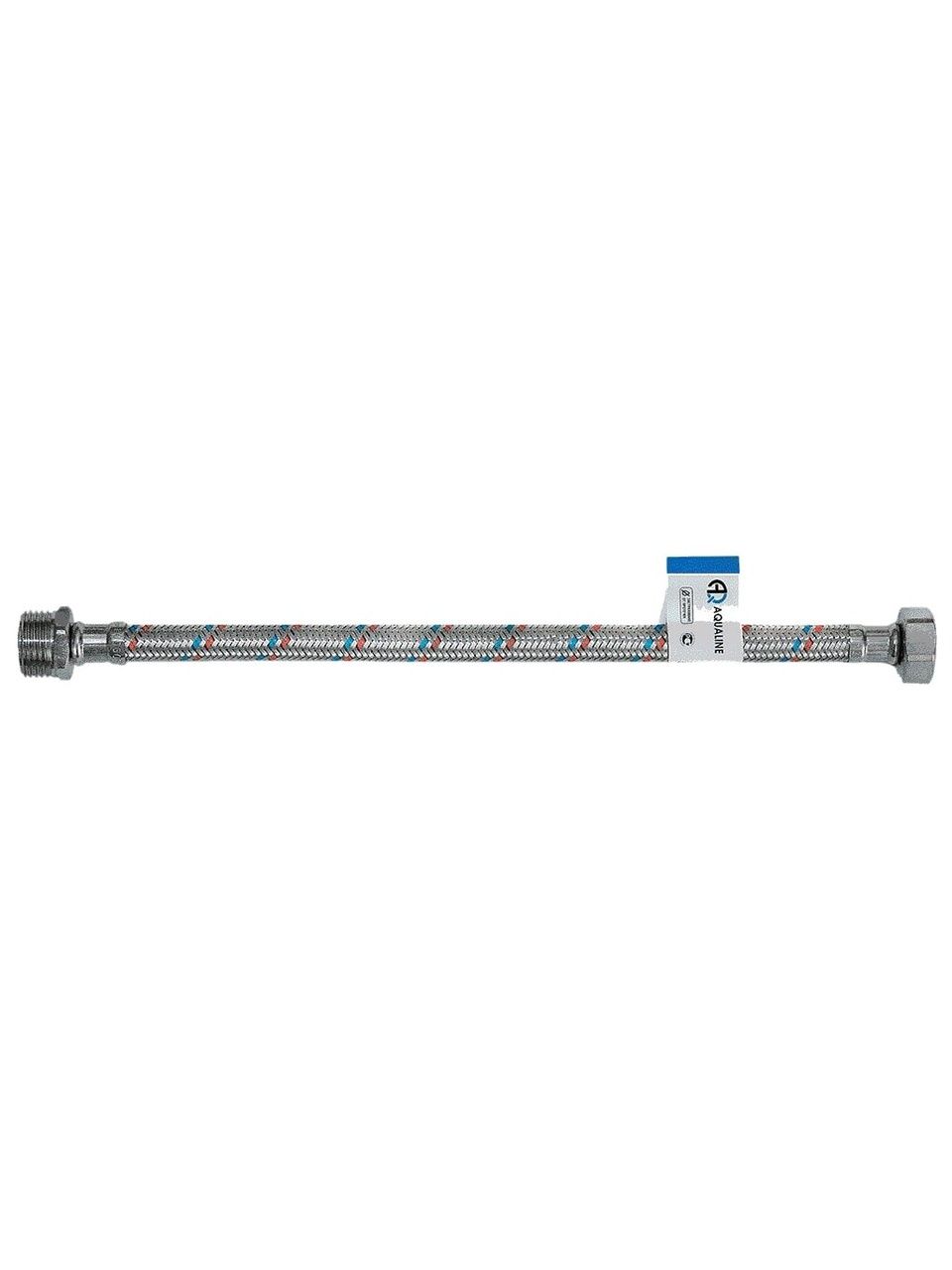ПодводкадляводыAquaLine1/2"г-ш0.5м,нерж.сталь/латунь,20атм,90C
