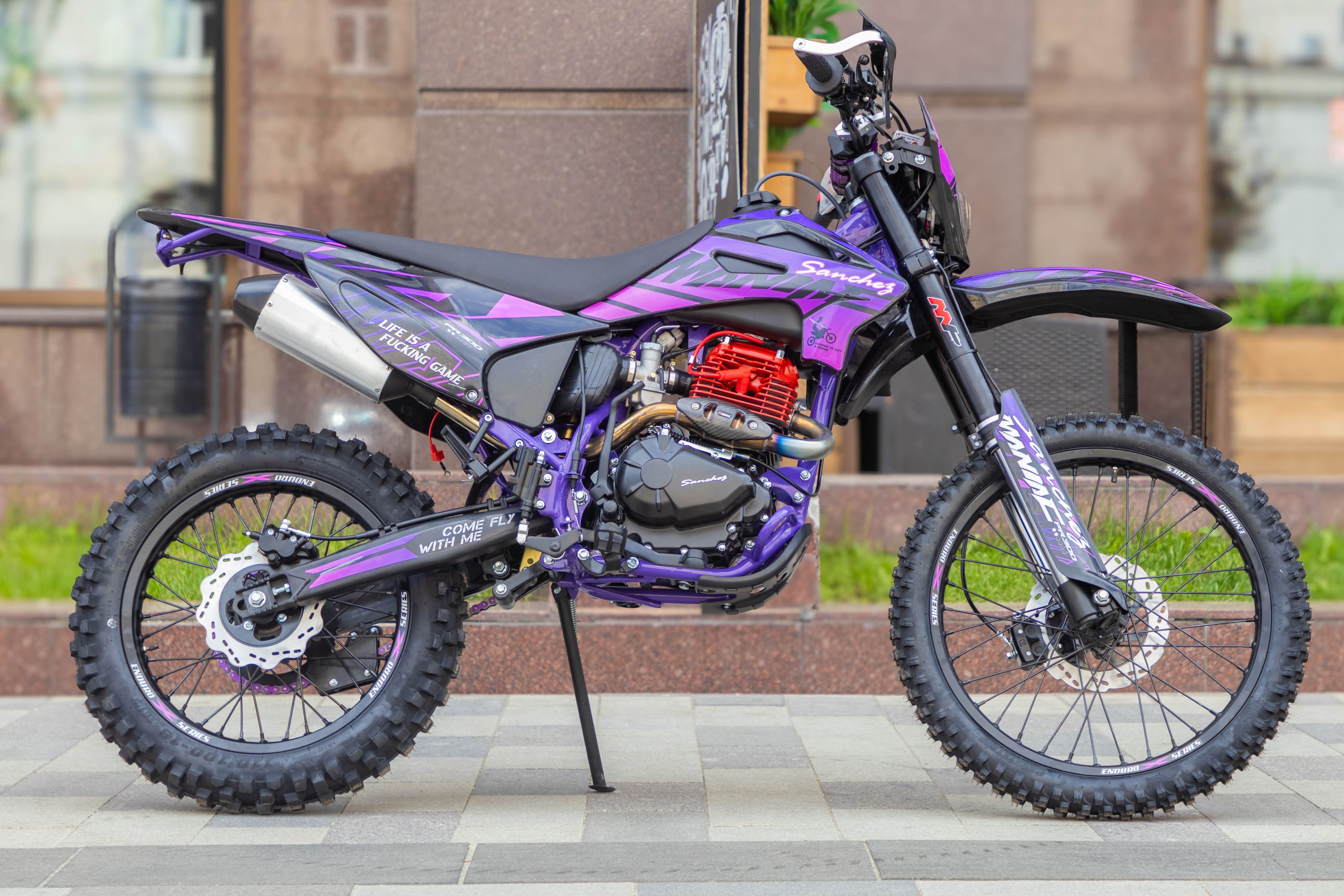 Мотоцикл кроссовый эндуро Sanchez Maniac PR300 купить на OZON по