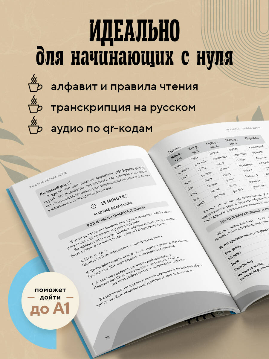 Французский за чашкой кофе. Учи, когда удобно тебе | French over a Cup of Coffee. Learn Whenever It Suits You - Ozon image 2