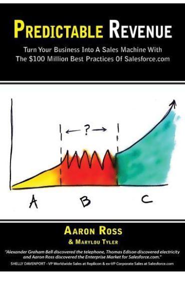 Книга Predictable Revenue Aaron Ross, бизнес, продажи B2B, SaaS маркетинг #1