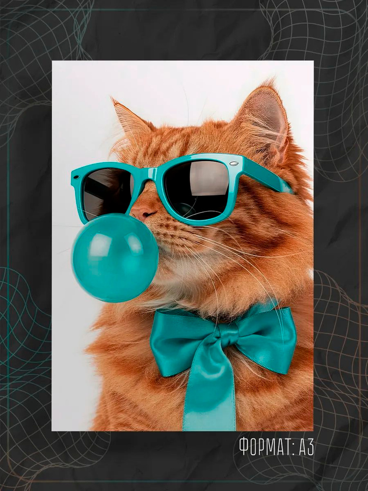 Постер "Кот" #1