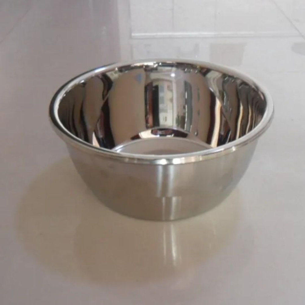 Таз нержавеющая сталь. Объем 12 литров. Высота 15 см. Диаметр по краям ...