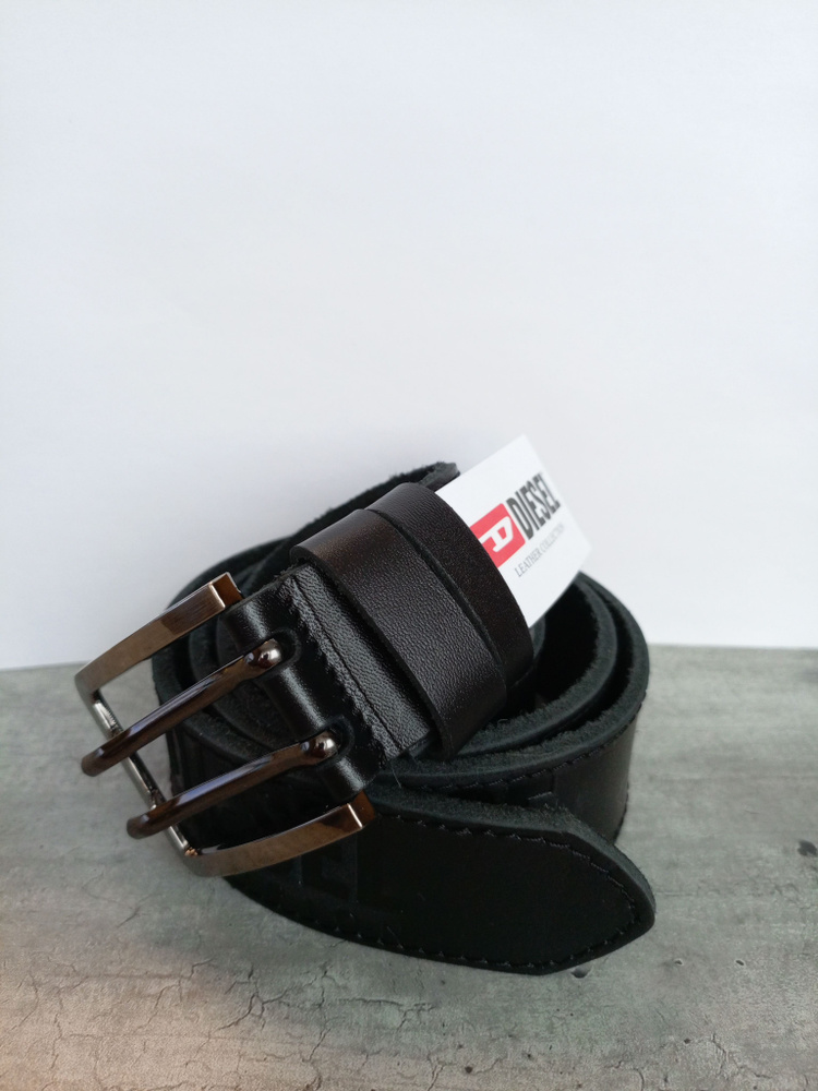 Ремень мужской джинсовый Diesel Double Amber edition натуральная кожа ...
