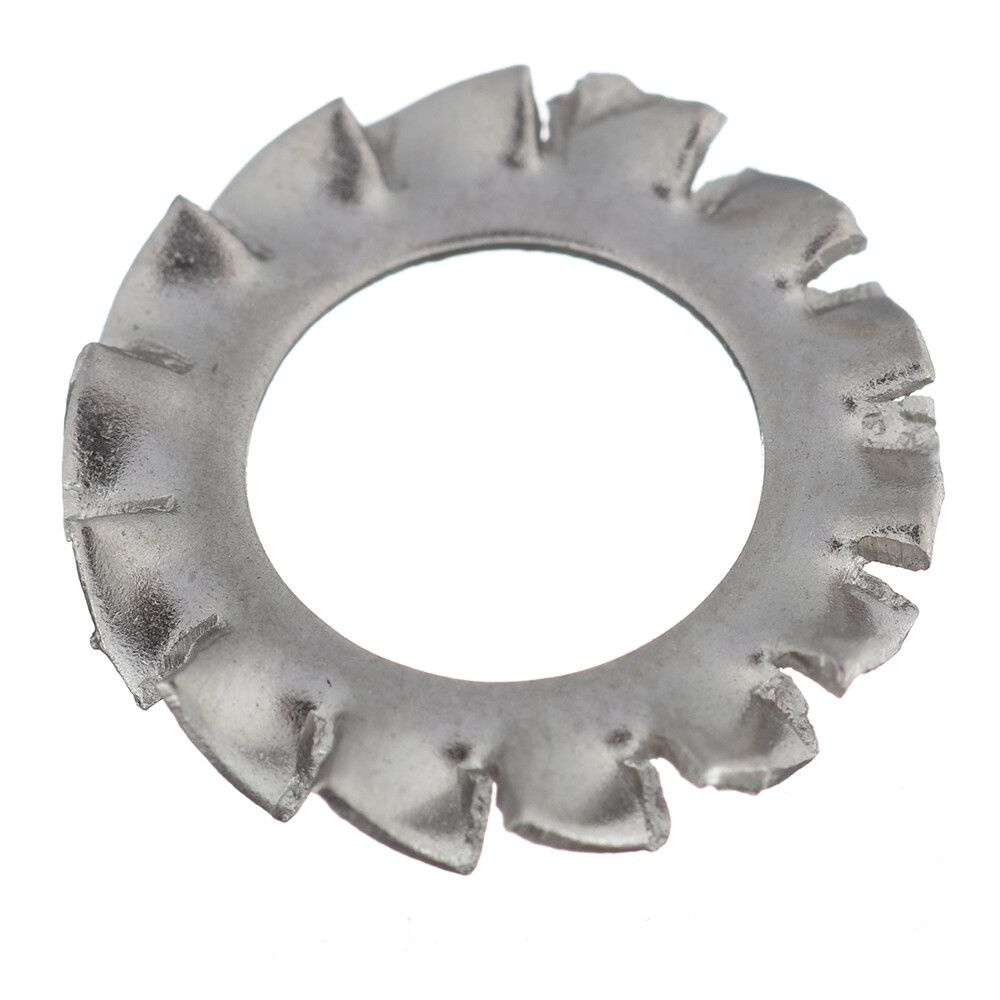Шайба стопорная нержавеющая сталь 8x15 мм DIN 6798А (10 шт.) #1