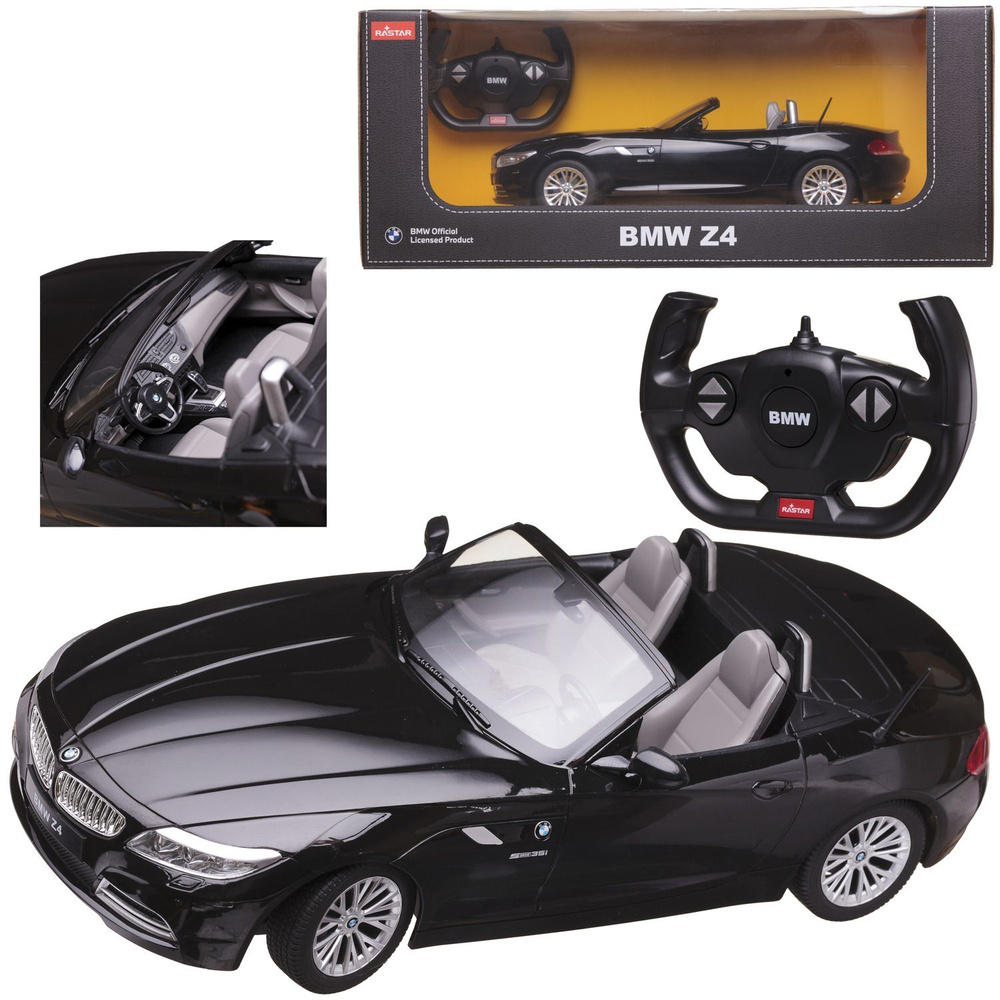 Машина р/у 1:12 BMW Z4, цвет черный, (45,5х21,5х19,5см) #1