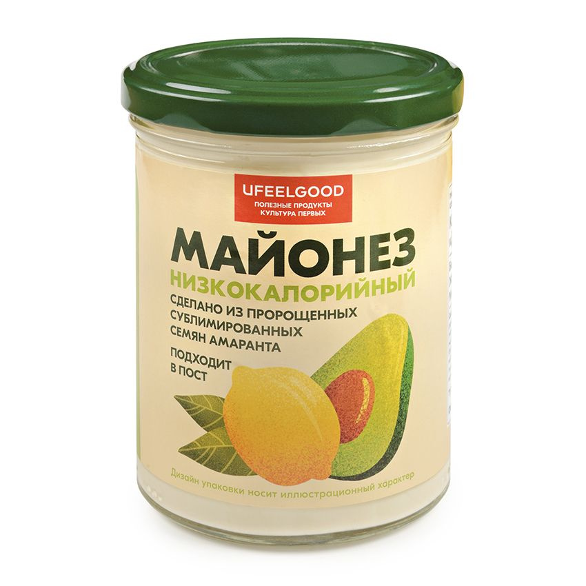 Майонез низкокалорийный постный Ufeelgood, 450г #1