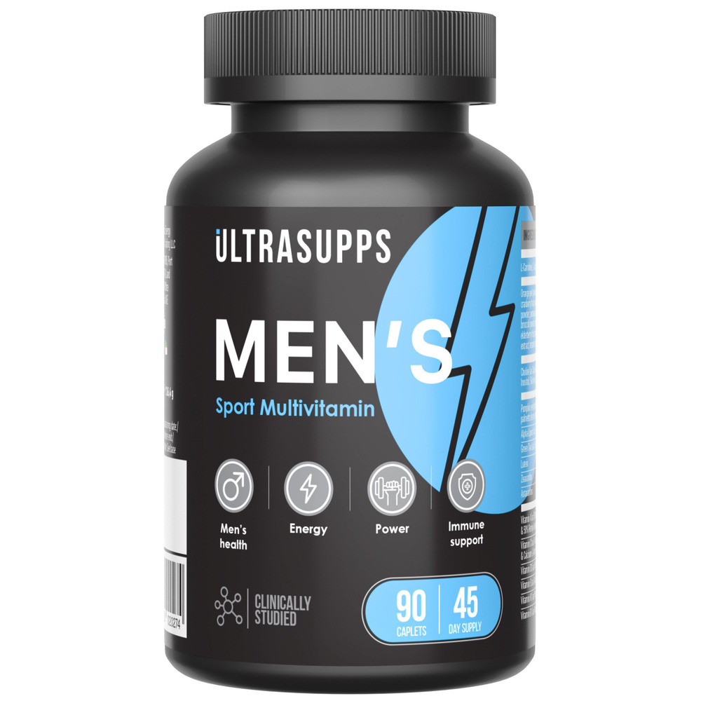 Витаминно-минеральный комплекс для мужчин UltraSupps Men's Sport Multivitamin, 90 каплет  #1