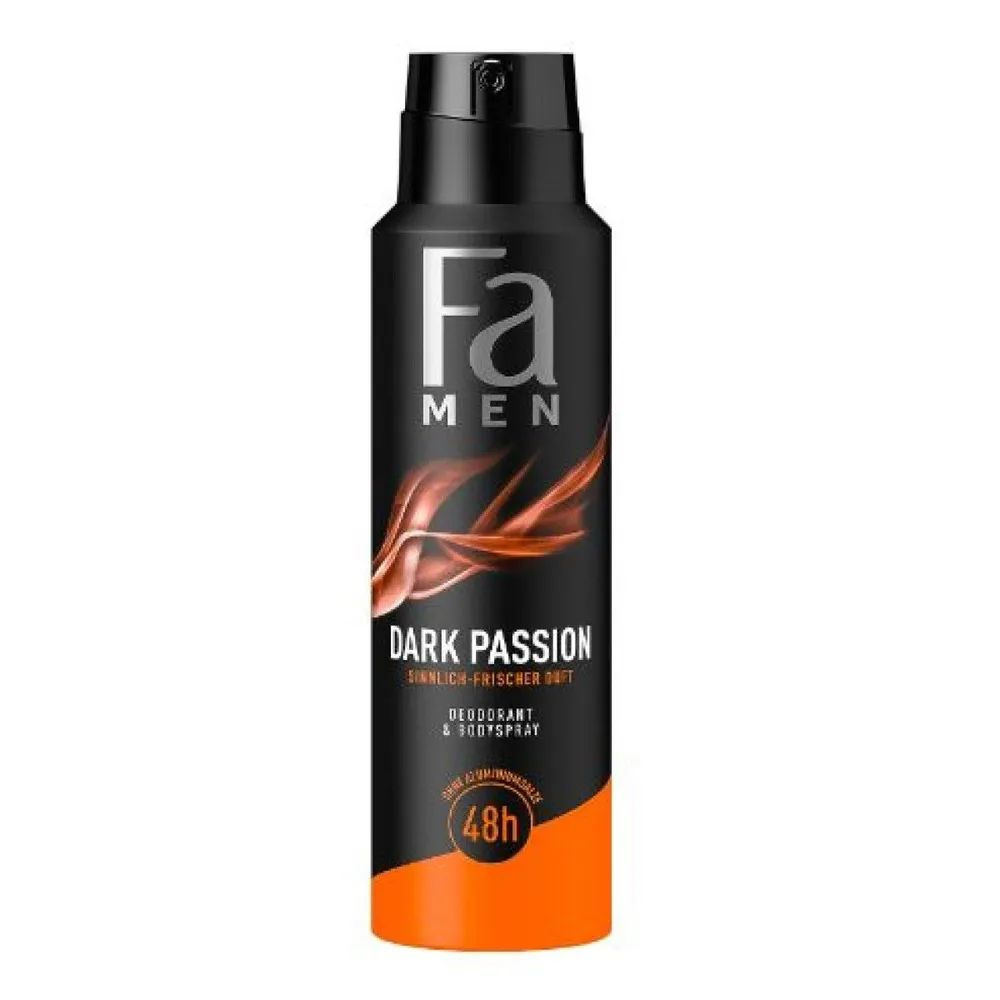 Дезодорант Fa men Dark Passion Энергия ночи, 150 мл #1