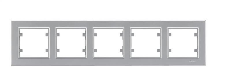 Рамка 5-м Karea горизонт. сереб. Makel 56065705 #1
