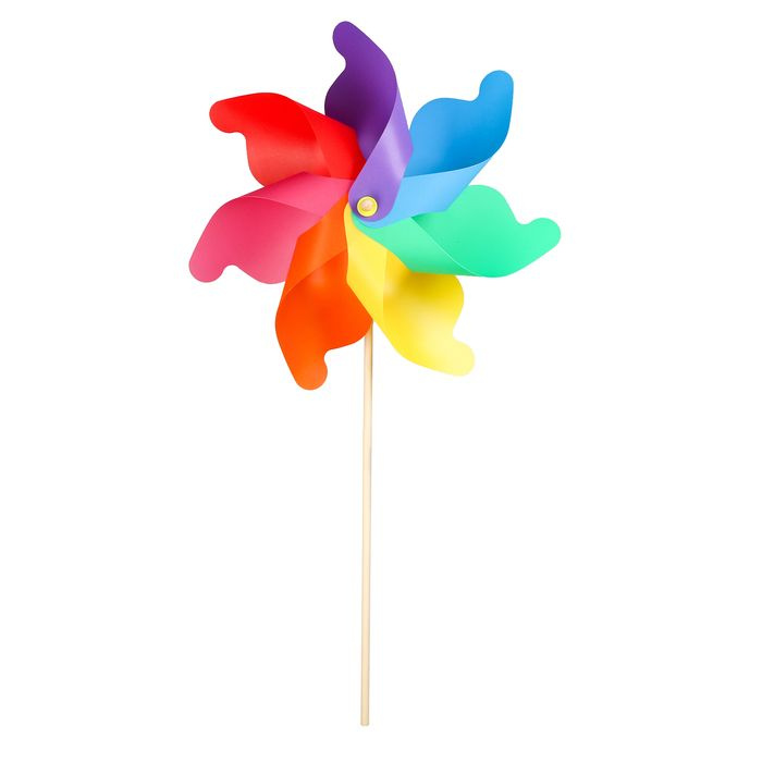 Ветерок "Завиток" на деревянной палочке - купить с доставкой по ...