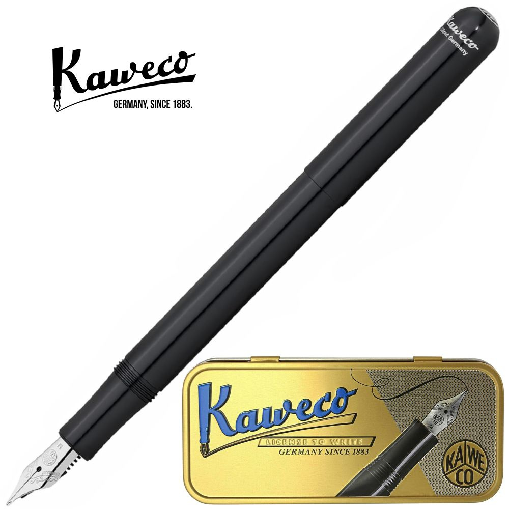 Ручка перьевая KAWECO LILIPUT Black (10000455) EF 0.5мм черный корпус #1