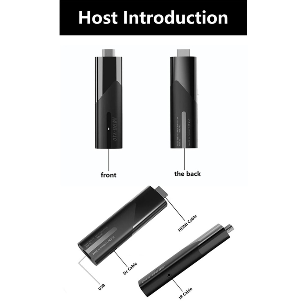 M98 Y10 Smart TV Stick Android 13 BT 5.0 ATV Allwinner H618 2,4G 5G ...