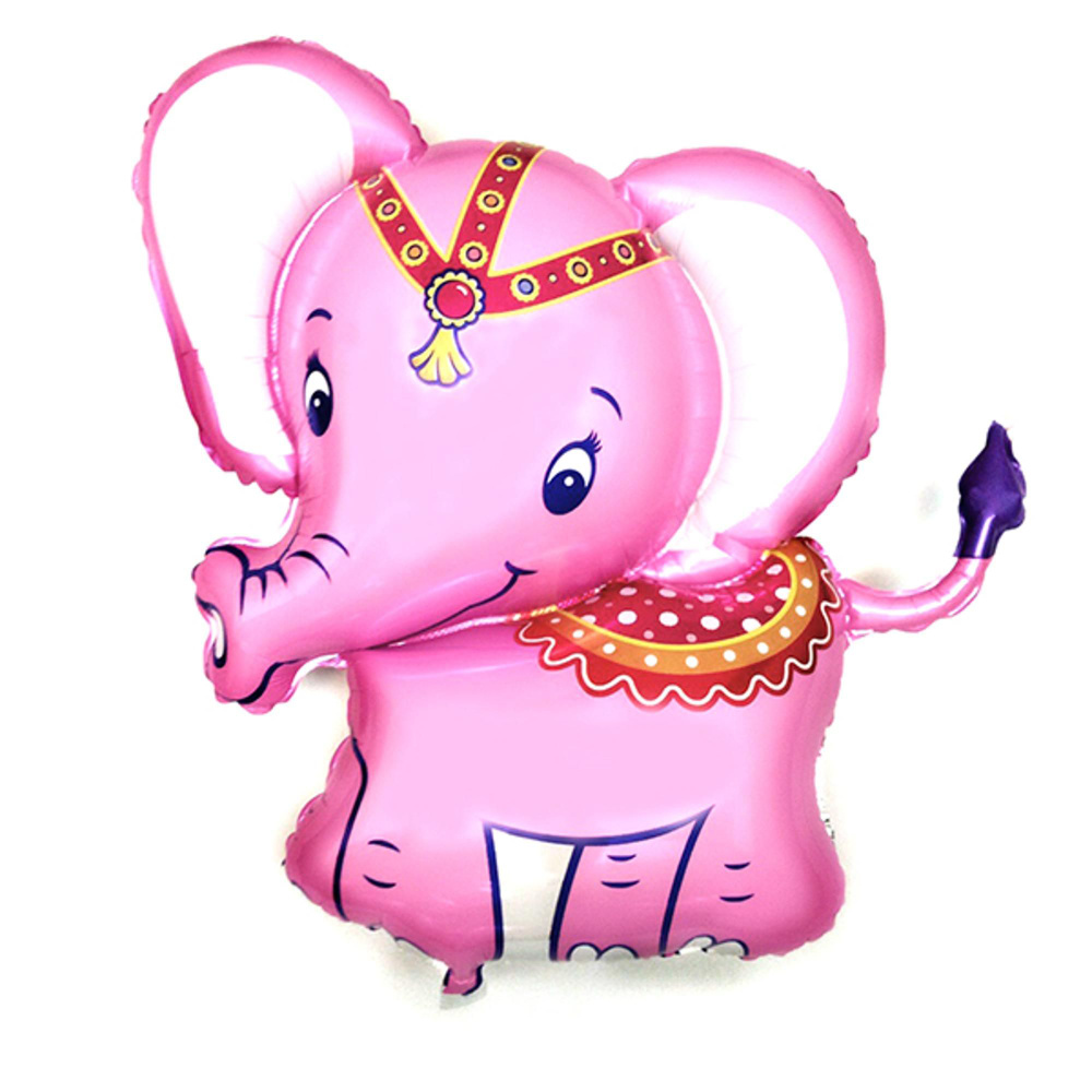 Фигура Слонёнок розовый 32"/81см #1
