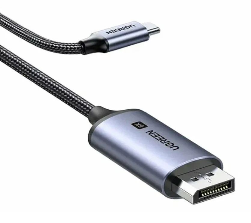 Кабель Ugreen CM556 USB-C - DisplayPort 2m Silver 25158 - купить по ...
