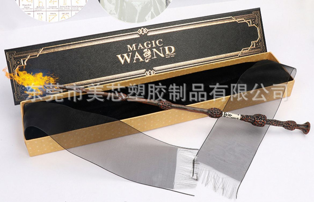 Волшебная палочка Гарри Поттера стреляющая огнем + специальная бумага ...