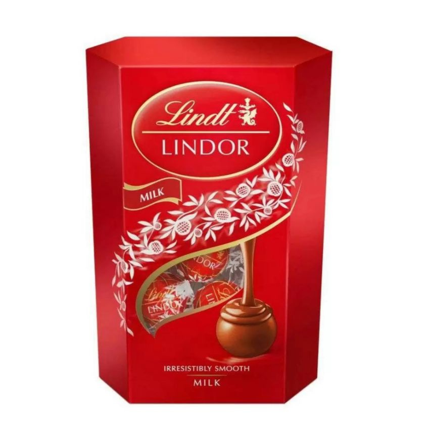 Шоколадные конфеты Lindt Lindor Milk 200 г, Италия - купить с доставкой ...