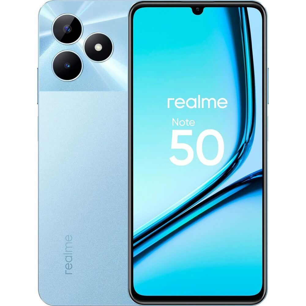 realme Смартфон Note 50 4/128 ГБ, голубой