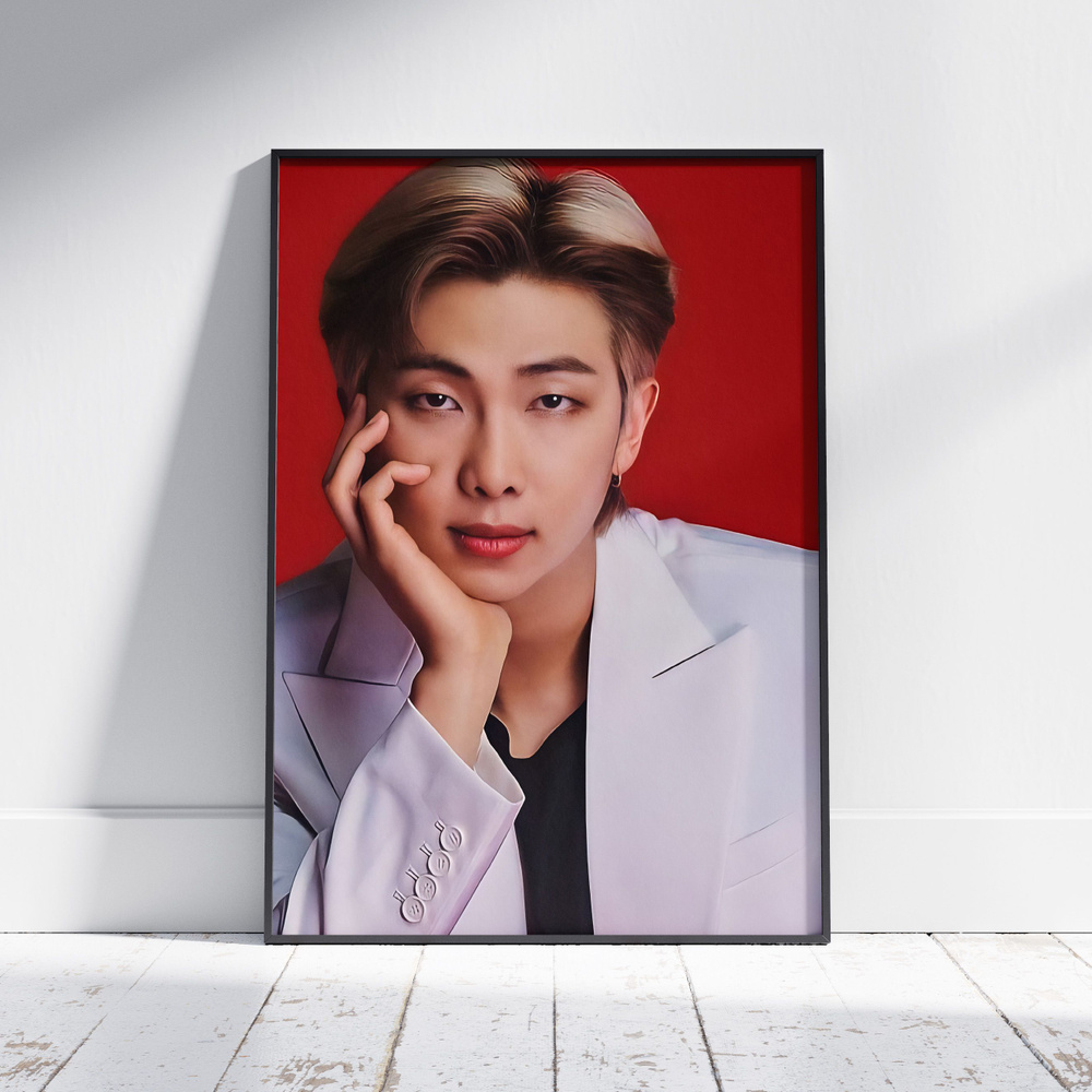 Плакат на стену для интерьера BTS (Ким Намджун - Rap Monster - RM 7) - Постер по K-POP музыке формата #1