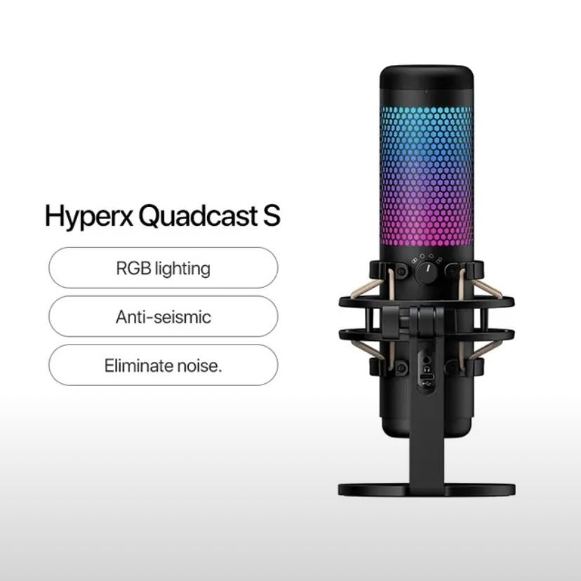 Микрофон игровой (для стриминга) HyperX 4P5P7AA - купить по выгодной ...