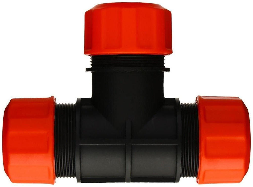 Соединитель Т-образный, цанговый, 3/4" (19 мм), пластик, Жук - купить с ...