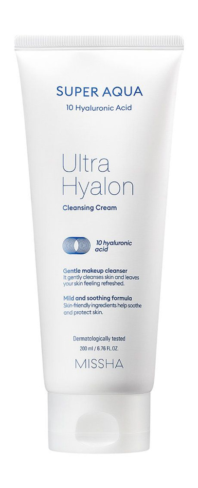 Очищающий крем для лица Super Aqua Ultra Hyalron Cleansing Cream, 200 мл #1