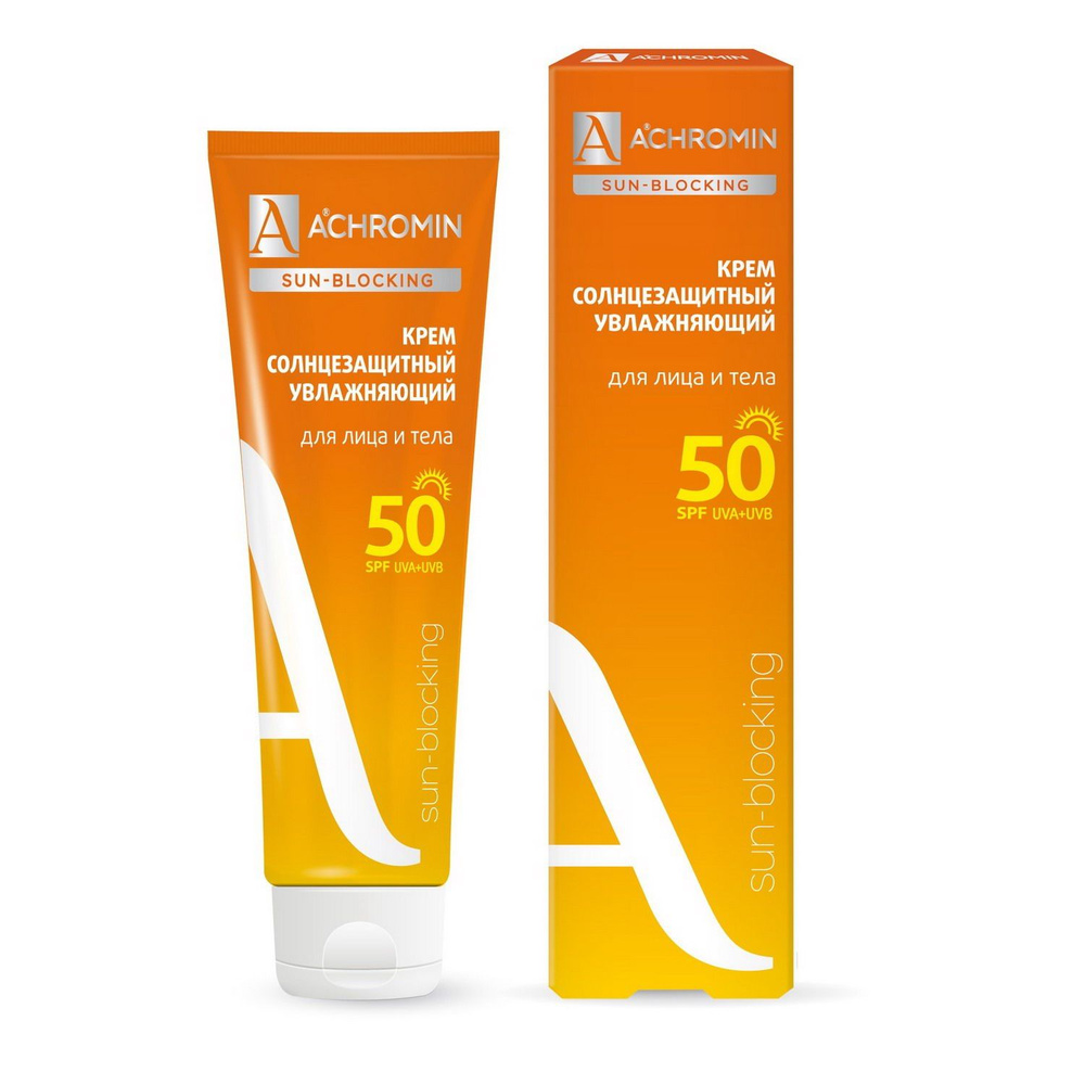 Крем Achromin солнцезащитный Экстра-защита для лица и тела SPF 50 100 мл  #1