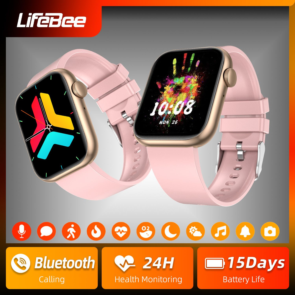 LIFEBEE QX7 Smart Watch 1 83 IOS Android 1.83 OZON 1485605449