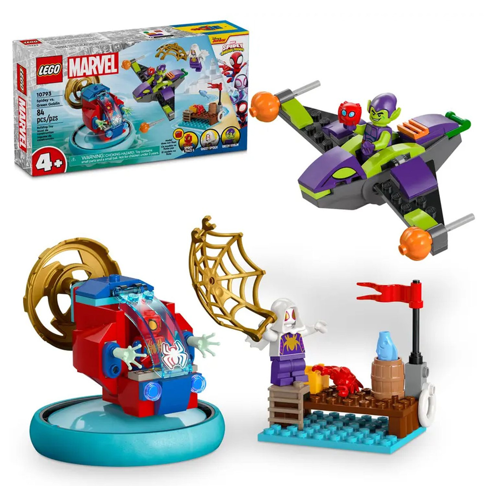 Конструктор детский LEGO Marvel Человек-Паук против Зелёного Гоблина ...