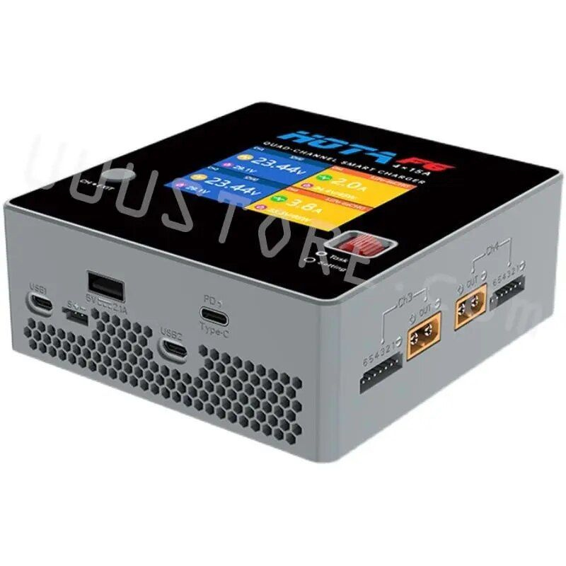 Умное балансировочное зарядное устройство HOTA F6 4x250W 15A 4 ...