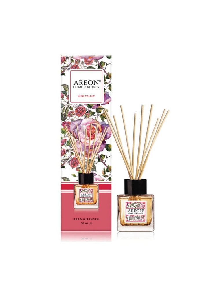 Ароматизатор для дома/офиса AREON HOME PERFUME STICKS 50 ml. Долина роз  #1