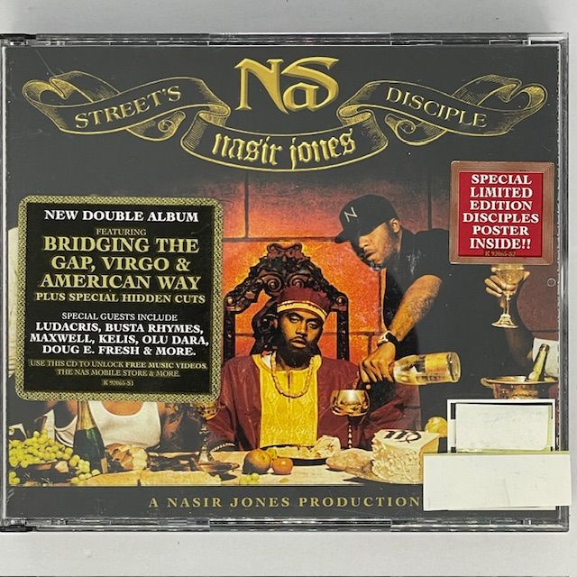 Nas-Street's Disciple (2CD, USA) '04 MINT+POSTER LIMITED EDITION #1