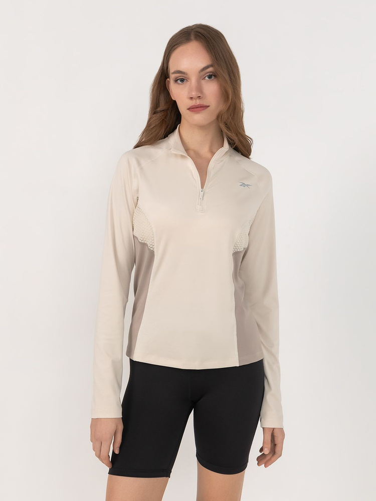 Толстовка Reebok Running 1/4 Zip #1