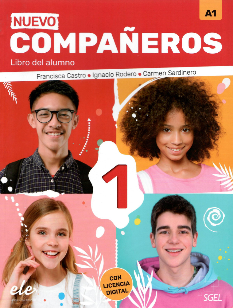 NUEVO Companeros 1 Ed2021 - Libro del alumno, учебник испанского языка для подростков  #1