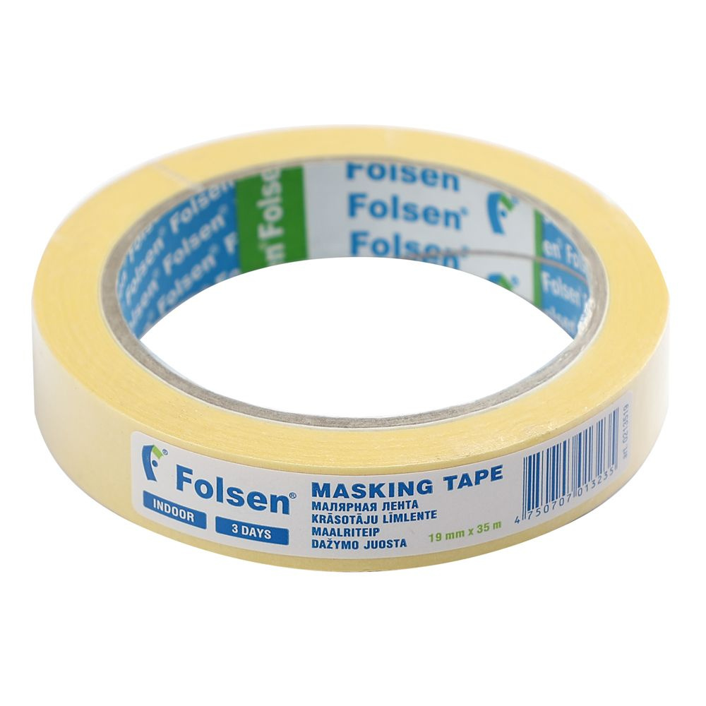 Малярная лента Folsen 19 мм х 35 м 40C - 5 шт. #1