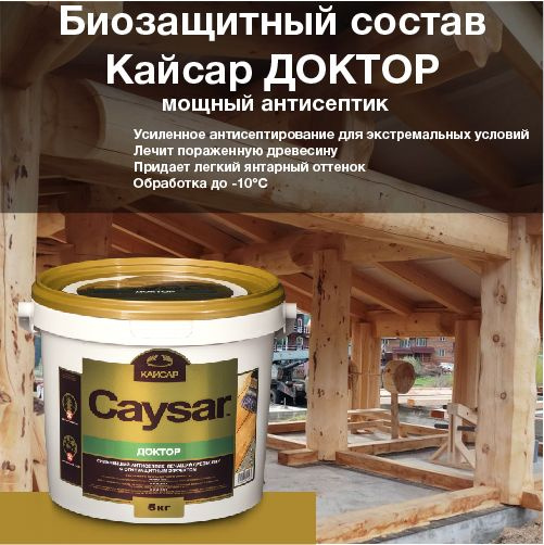 Кайсар Доктор / Caysar Doctor/ 5 кг. Высокоэффективный антисептик для древесины. Лечит пораженную древесину, #1