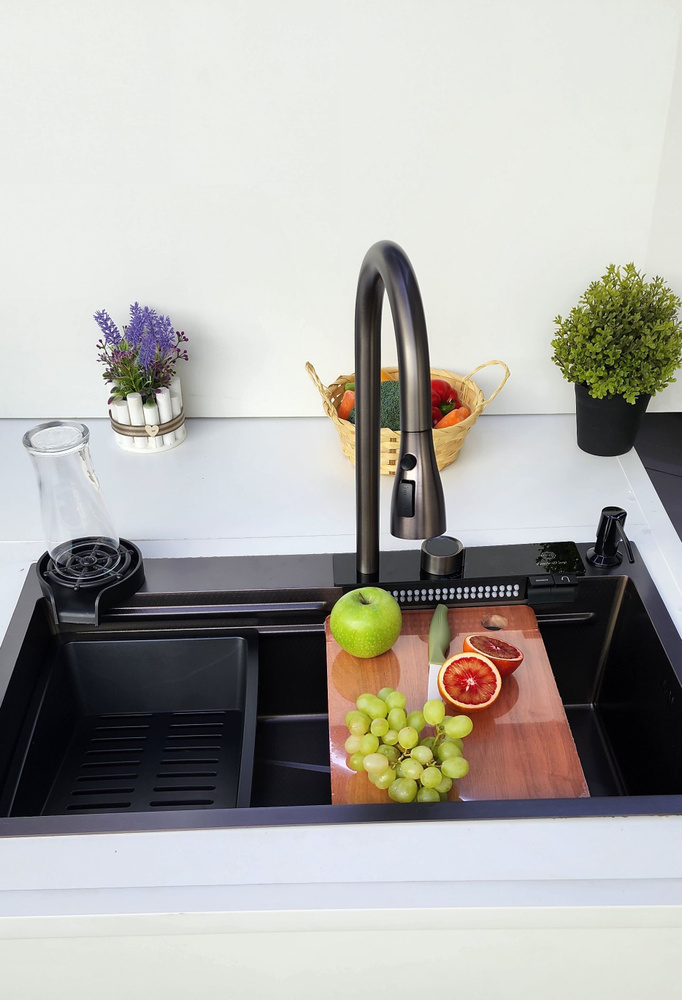 Многофункциональная кухонная мойка из нержавеющей стали BZ9953QH цвета ...