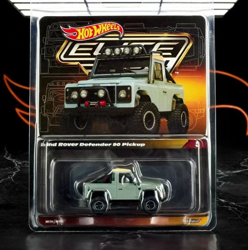 Машинка Hot wheels RLC ELITE Land Rover Defender 90 Pickup #1