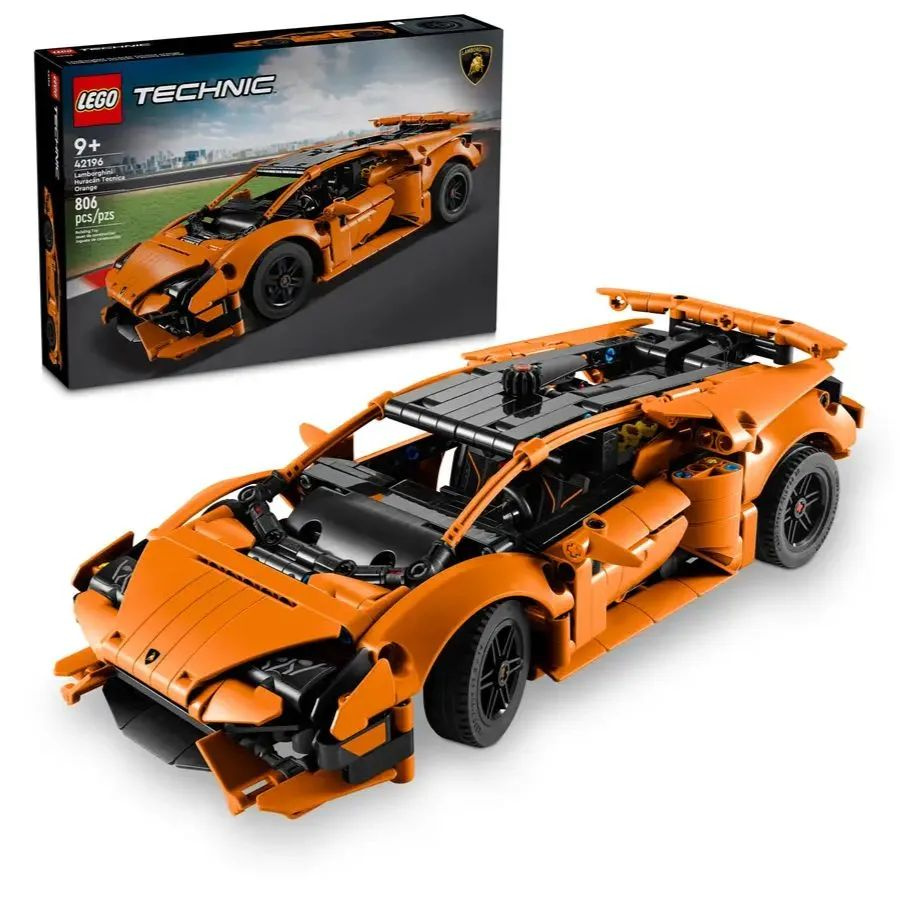 Новый LEGO Technic 42196 Lamborghini Hurac n Tecnica Orange #1