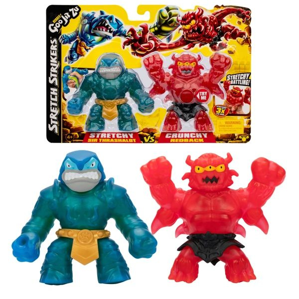 Heroes of Goo Jit Zu Stretch Strikers King Hydra Figura con Triplo Attacco 3 in 1 Goo Power, più Azione di Battaglia Leggera e Sonora
