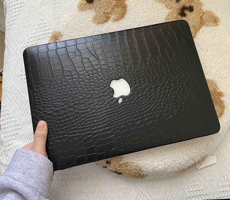 Жесткий кейс Macbook Чехол-накладка Case для New Pro 14.2 M1 M2 M3 --(A2442 / A2779 / A2918) Крокодил #1