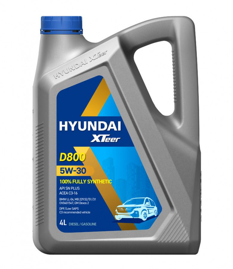 Hyundai XTeer XTeer Diesel Ultra 5W-30 Масло моторное, Синтетическое, 4 л #1