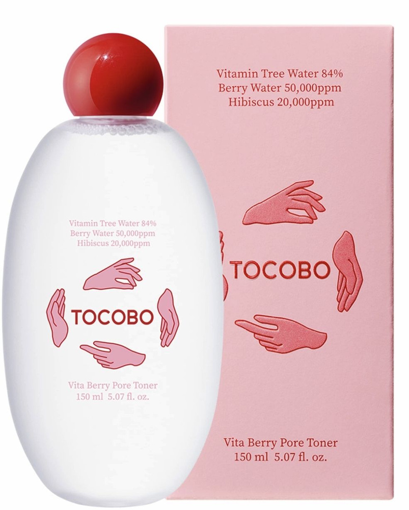 Витаминный тонер Tocobo Vita Berry Pore Tonerдля сужения пор на основе гидролата облепихи (84%)  #1