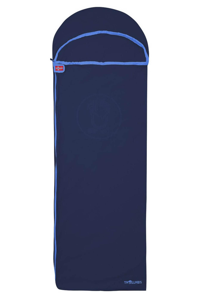 Вкладыш В Спальник Trollkids Fleece Sleeping Bag Navy/Medium Blue (Б/Р) #1