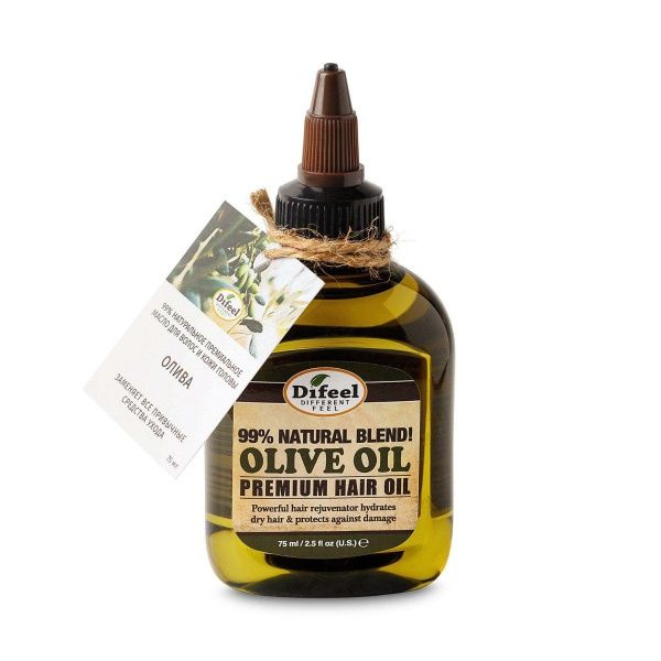 Difeel Масло для волос и кожи головы с оливой Olive, 75 мл - купить с ...