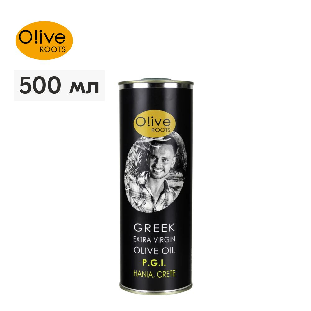 Масло оливковое Olive ROOTS Extra Virgin Hania Crete P.G.I., нерафинированное, высшего сорта, первого #1