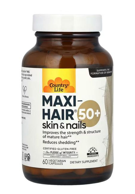 Maxi-Hair, Skin & Nails, витамины для волос ,кожи и ногтей 50+, 60 ...