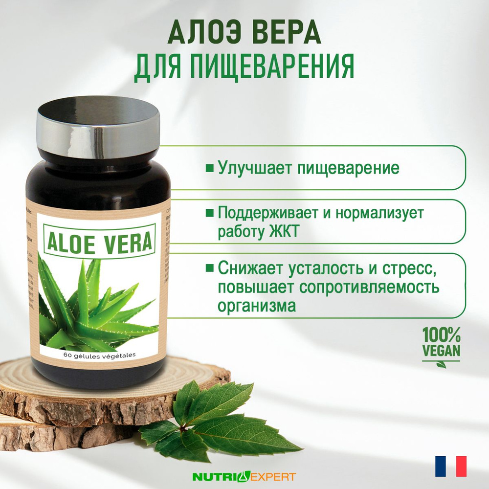 NUTRIEXPERT Капсулы для пищеварения ЖКТ ALOE VERA #1